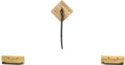 Support Mural Pour Vélo U-Rack - Chêne