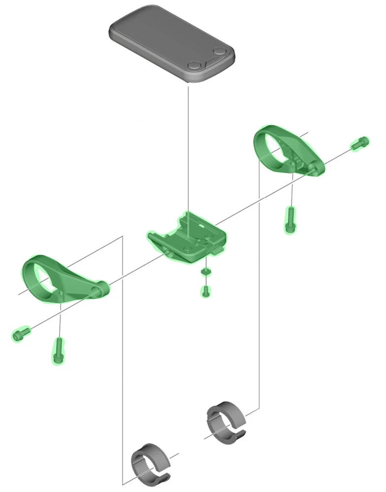Shimano STEPS Support D'écran Pour SC-E6100/E6010 – Image 2